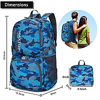 Maxtop 4050L Lightweight Packable Backpack For Hiking Traveling Camping Water Resistant Foldable Outdoor Travel Daypack