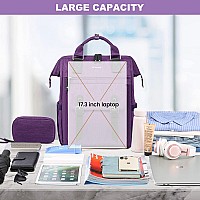 Lovevook Laptop Backpack For Women Work Travel Backpack Teacher Doctor Nurse Bags College Backpack Purse Business Commuter Com