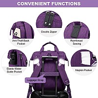 Lovevook Laptop Backpack For Women Work Travel Backpack Teacher Doctor Nurse Bags College Backpack Purse Business Commuter Com