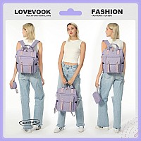 Lovevook 17 Inch Backpack For Women Laptop Bag Teacher Nurse Work Bags Large Travel Backpack Business Computer Laptop Bag Col