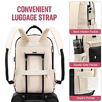 Lovevook Laptop Backpack For Women Men 173 Inch Laptop Bag With Usb Port Fashion Waterproof Backpacks Teacher Nurse Stylish Tr