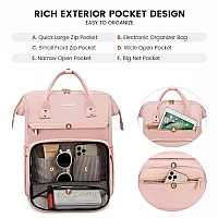 Lovevook Laptop Backpack For Women Backpack Purse 156 Inch Travel Work Backpack Nurse Teacher Bag Large Capacity Computer Backp