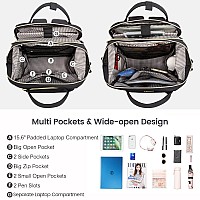 Lovevook Laptop Backpack For Women Backpack Purse 156 Inch Upgraded Travel Work Backpack Nurse Teacher Bag Large Capacity Compu