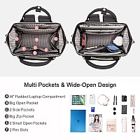 Lovevook Laptop Backpack For Women Backpack Purse 14 Inch Travel Work Backpack Nurse Teacher Bag Large Capacity Computer Backpac