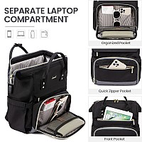 Lovevook Laptop Backpack For Women Backpack Purse 14 Inch Travel Work Backpack Nurse Teacher Bag Large Capacity Computer Backpac