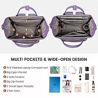 Lovevook Laptop Backpack For Women Backpack Purse 156 Inch Computer Backpack Nurse Teacher Bag Large Capacity Computer Backpack