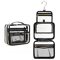 Cubetastic Hanging Toiletry Bag Clear Makeup Bags For Travel Essentials Tsa Approved Clear Bag Transparent Cosmetic Organizer P