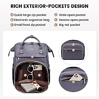 Lovevook Leather Laptop Backpack For Women 156 Inchtravel Backpack Purse Nurse Teacher Backpack Computer Laptop Bagprofession