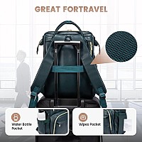 Lovevook Leather Laptop Backpack For Women 156 Inchtravel Purse Nurse Teacher Backpack Computer Laptop Bagprofessional Colleg