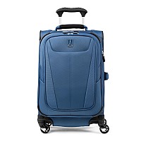 Travelpro Maxlite 5 Softside Expandable Carry On Luggage With 4 Spinner Wheels Lightweight Suitcase Men And Women Ensign Blue