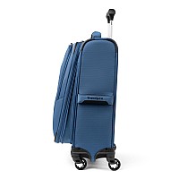 Travelpro Maxlite 5 Softside Expandable Carry On Luggage With 4 Spinner Wheels Lightweight Suitcase Men And Women Ensign Blue