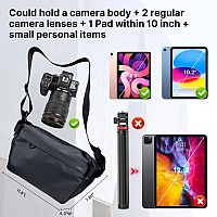 Ulanzi Versatile Camera Shoulder Bag Photography Travel Messenger Portable Travel Bag Accessories Stylish Crossbody Dslr Sling B