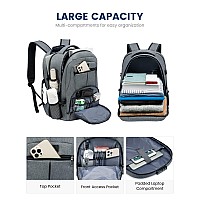 Lovevook Travel Laptop Backpack Waterproof Anti Theft Backpack With Lock And Usb Charging Port Large Computer Business Backpack