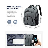 Lovevook Travel Laptop Backpack Waterproof Anti Theft Backpack With Lock And Usb Charging Port Large Computer Business Backpack