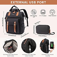 Lovevook Extra Large Travel Laptop Backpack For Women 18 Inch Computer Backpack Work Commuter Business Trip Weekender Carry On