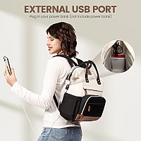 Lovevook Laptop Backpack For Women 17 Inch Work Business Backpacks Purse With Usb Port Large Capacity Nurse Bag College Bookba