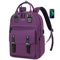 Lovevook Laptop Backpack For Womenvintage Work Business Travel Backpack With Usb Charging Portteacher Doctor Nurse Computer Ba