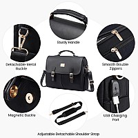 Lovevook Laptop Bag For Women 156 Inch Large Capacity Computer Briefcase Sleeve Case Crossbody Messenger Shoulder Bag Office