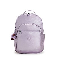 Kipling Seoul Extra Large Metallic 17 Laptop Backpack Orchid Metallic