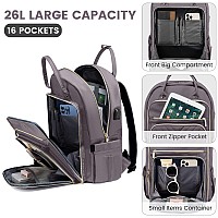 Lovevook Womens Backpack156 Inch Laptop Backpack For Work Travel Large Capacity Work Backpack For Teacher Nurse Computer Bag