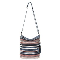 The Sak Lucia Crossbody Bag In Crochet Adjustable Strap Valley Stripe