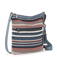 The Sak Lucia Crossbody Bag In Crochet Adjustable Strap Valley Stripe