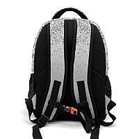 Anneunique Personalized Cheerleader Backpack Casual Bag Daypack Laptop Bag For Family Party Gift Gray Bling Print Cheer