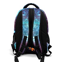 Anneunique Custom Cheerleader Backpack Custom Multifunctional Waterproof Laptop Bag For Travel Gift Galaxy Simple Cheer Starry