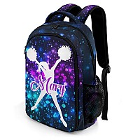 Anneunique Personalized Cheerleader Backpack Multifunctional Waterproof Laptop Bag For Travel Gift Starly Universy Simple Cheer