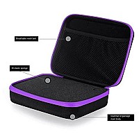 Dhxyzzb Essential Oils Carrying Case Holds 30 Bottles 5Ml 10Ml 15Ml Bottles Storage Organizer Bag Hard Shell Eva