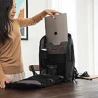 Nomatic Backpack 14L Water Resistant Anti Theft Backpack Laptop Bag Computer Backpack Expandable Black Backpack