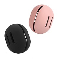 Feryes 2 Pcs Makeup Sponge Holder Shatterproof Ecofriendly Silicone Beauty Make Up Blender Case For Travel