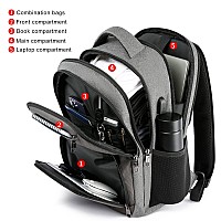 Rjeu Backpack For Men And Women School Backpack For College Students Teens With 156 Inch Laptop Sleeve Travel Laptops Backp