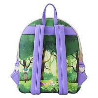 Loungefly Disney Tangled Rapunzel Swinging From Tower Mini Backpack Womens Double Strap Shoulder Bag Purse