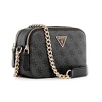 Guess Noelle Crossbody Camera Coal Logo