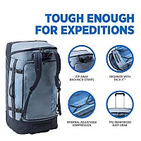 Eagle Creek Cargo Hauler Xt 90L Rolling Duffle Bag With Wheels Telescoping Handle And Stowable Backpack Straps Lockable Ulid