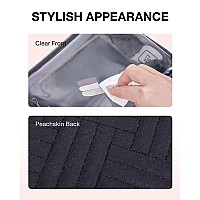 Bagsmart Tsa Approved Toiletry Bag 3 Pack Clear Makeup Cosmetic Bag Organizer Quart Size Travel Bag For Toiletries Carryon T