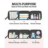 Bagsmart Tsa Approved Toiletry Bag 3 Pack Clear Makeup Cosmetic Bag Organizer Quart Size Travel Bag For Toiletries Carryon T