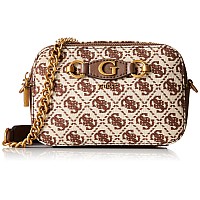 Guess Izzy Camera Bag Brown Logo