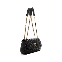 Guess Giully Convertible Crossbody Flap Black