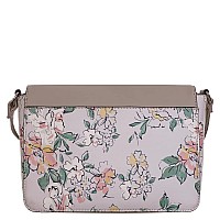 Nine West Calandra Mini Flap Crossbody Light Dove Floral One Size