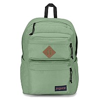 Jansport Double Break Backpack Work Travel Or Laptop Bag Loden Frost