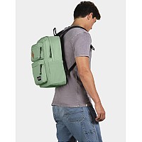 Jansport Double Break Backpack Work Travel Or Laptop Bag Loden Frost