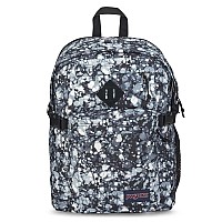 Jansport Main Campus Backpack Class Work Travel Or Laptop Bag With Water Bottle Pocket Batik Dots