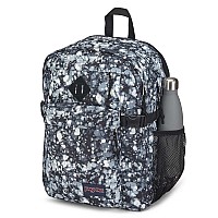 Jansport Main Campus Backpack Class Work Travel Or Laptop Bag With Water Bottle Pocket Batik Dots