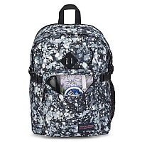 Jansport Main Campus Backpack Class Work Travel Or Laptop Bag With Water Bottle Pocket Batik Dots