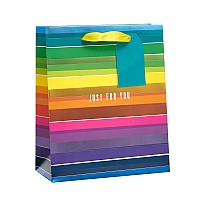 Uk Greetings Medium Gift Bag For Herfemale Rainbow Design