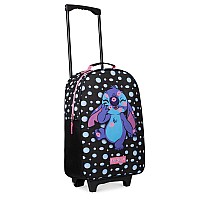 Disney Stitch Kids Suitcase For Girls Foldable Trolley Hand Luggage Bag Carry On Minnie Mouse Travel Bag With Wheels Cabin Bag W