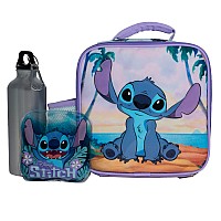 Disney Stitch Lunch Box Set For Boys Girls Stainless Steel Water Bottle With Carabiner Clip And Ice Pack Insulated Waterpr