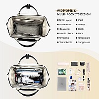 Lovevook Laptop Backpack Purse For Women Waterproof Teacher Nurse Bag 173 Inch Work Laptop Bag With Usb Port Business Travel